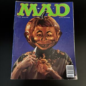 Mad Magazine January 1993 Number 316 Pumpkin Head Alfred E Neuman Vintage